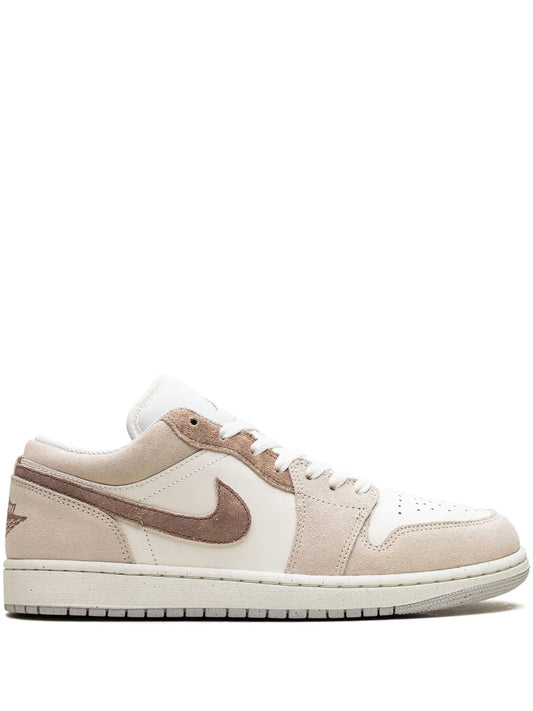 Air Jordan 1 Low Light Brown Sneakers — Beige — Size US M 10.5 - US W 12 — Front View