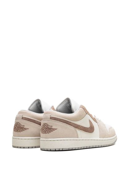Air Jordan 1 Low Light Brown Sneakers — Beige — Size US M 10.5 - US W 12 — Back View