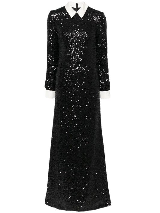 Macgraw Neo Gothic Gown — Black/ White — Size XS — Front View