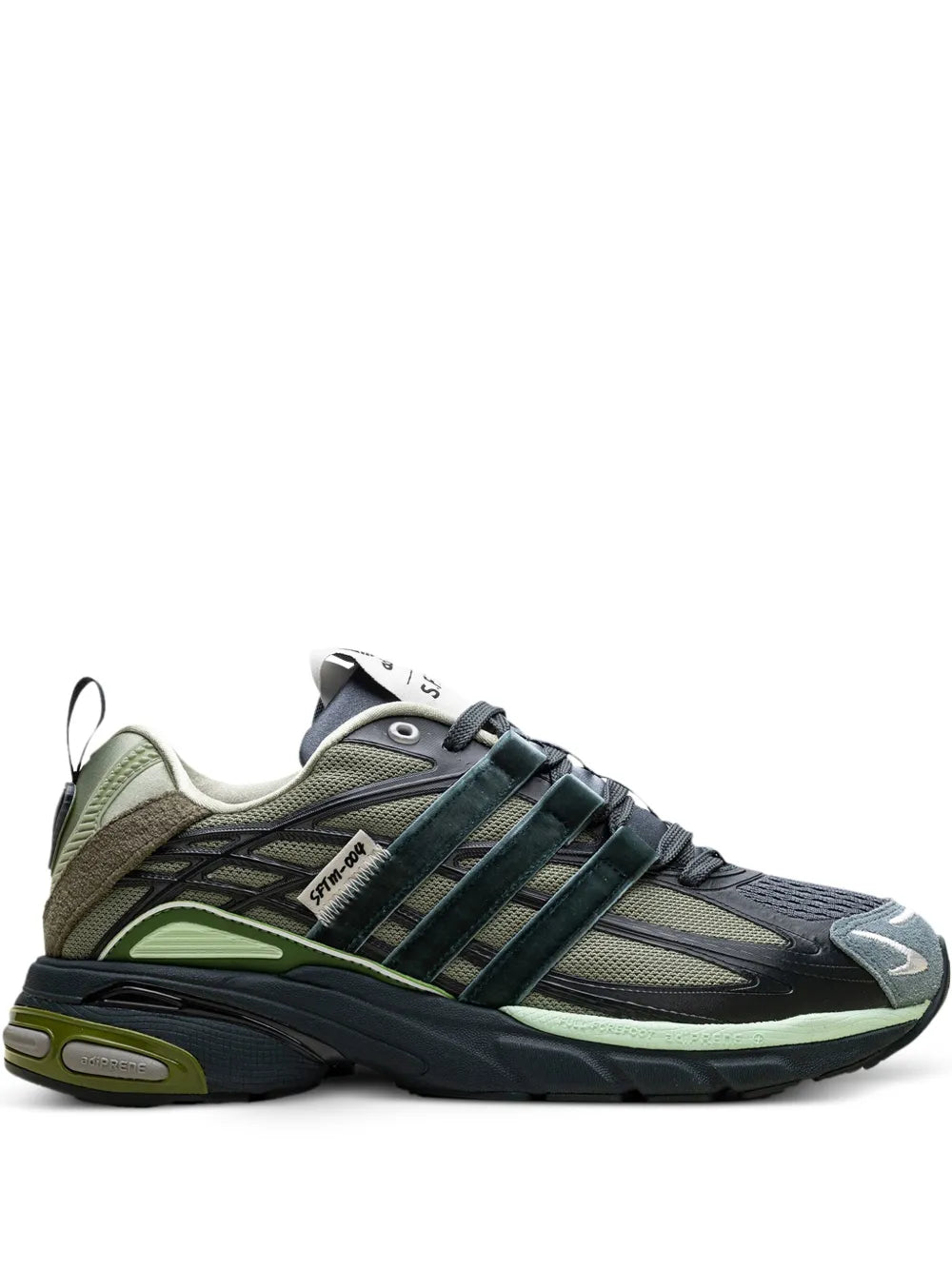 adidas X Song For The Mute Adistar Cushion Shamrock Green Sneakers — Shamrock Green — Size US M 8 - US W 9.5 — Front View