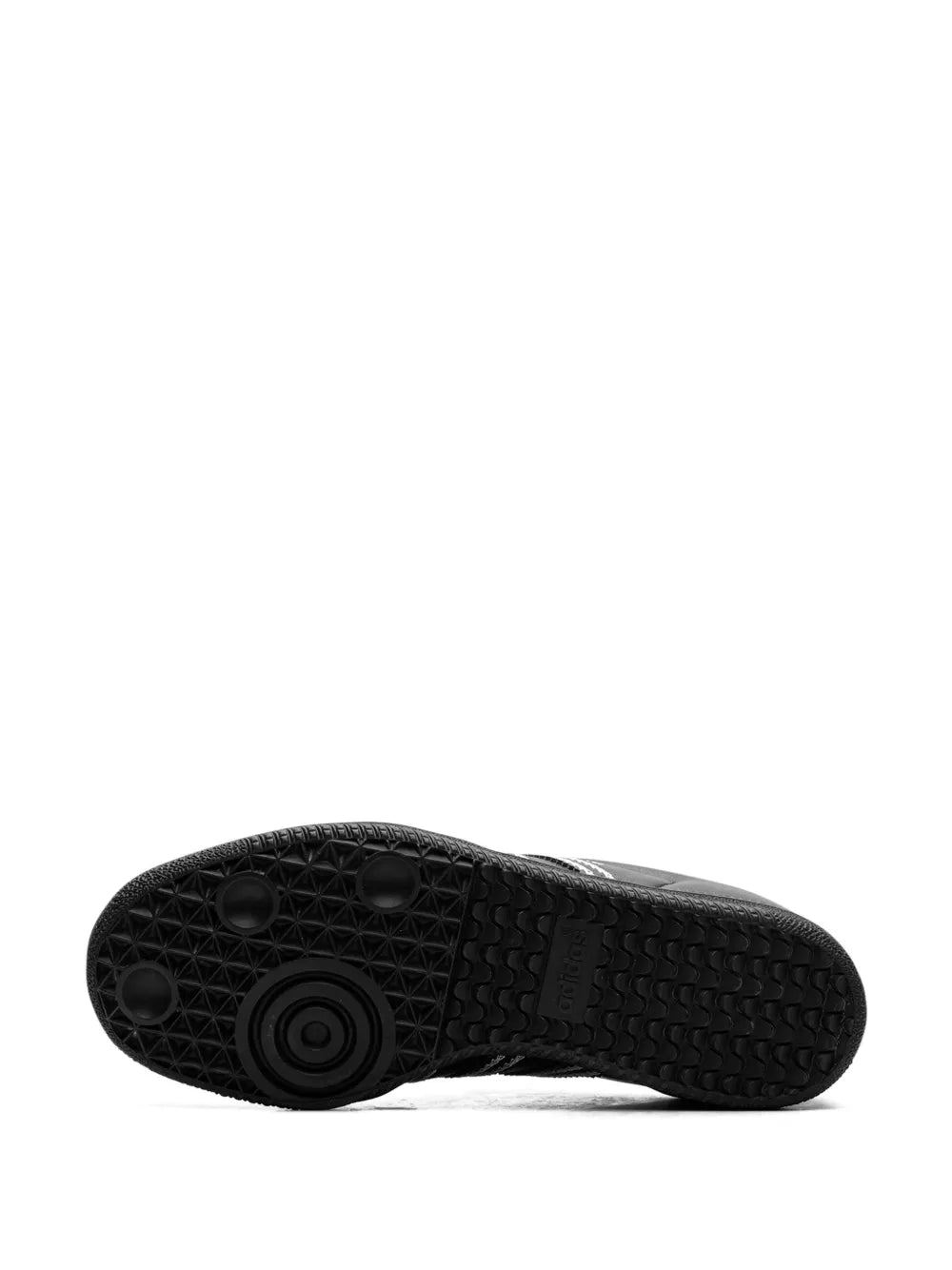 adidas Toc Samba Og Black/White/Silver Sneakers — Black — Size US M 11.5 - US W 13 — Top View