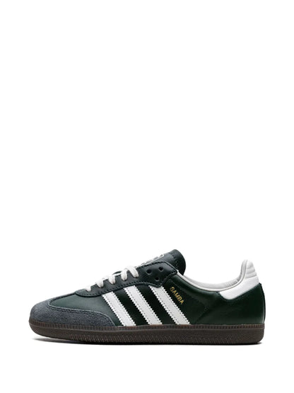 adidas X Sneakersnstuff  Samba Og 25 Years On S?ermalm Sneakers — Dark Green/White — Size US M 8 - US W 9.5 — Detail View