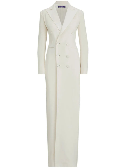 Ralph Lauren Collection Kristian Maxi Dress — Beige — Size XS — Front View