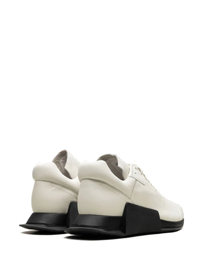 adidas X Rick Owens Level Runner Low 2 Sneakers — White — Size US M 9 - US W 10.5 — Back View