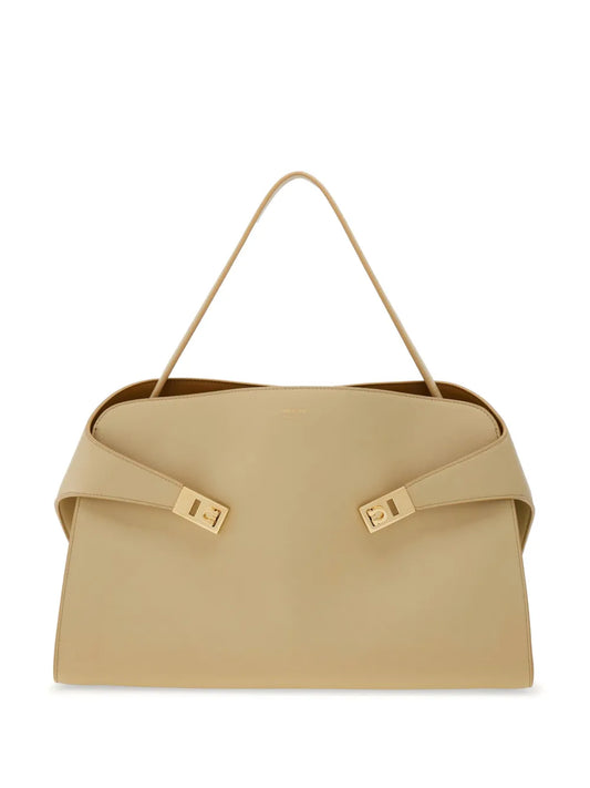 Ferragamo Medium Hug Soft Shoulder Bag — Same as shown — Size One Size — Front View