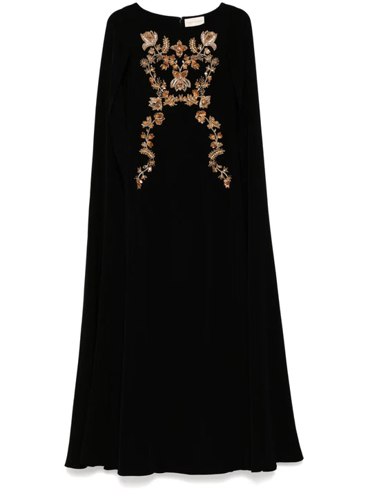 Sachin Babi Vittoria Gown — Black — Size S — Front View