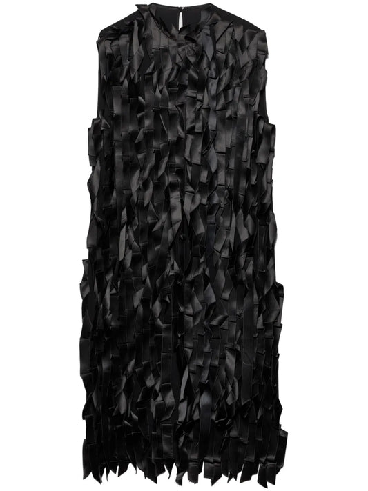 Prada Sable Dress — Black — Size XS — Front View