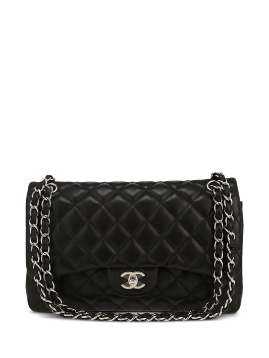 Chanel Pre Owned 2011 Jumbo Double Flap Shoulder Bag — Same as shown — Size One Size — Front View