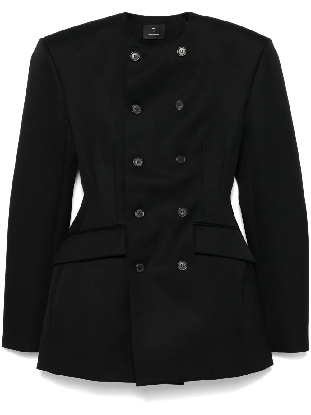Wardrobenyc Blazer Dress — Black — Size XS — Front View