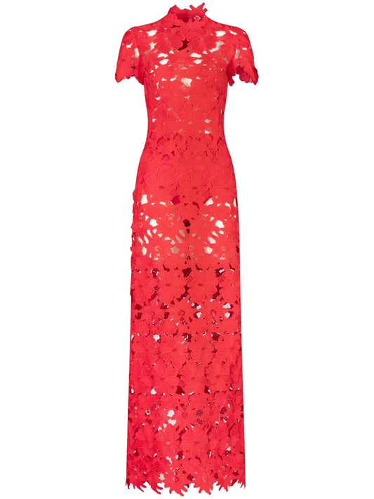 Silvia Tcherassi Taiana Dress — Red — Size XS — Front View