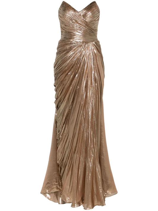 Iris Serban Linda Maxi Dress — Red — Size XS — Front View