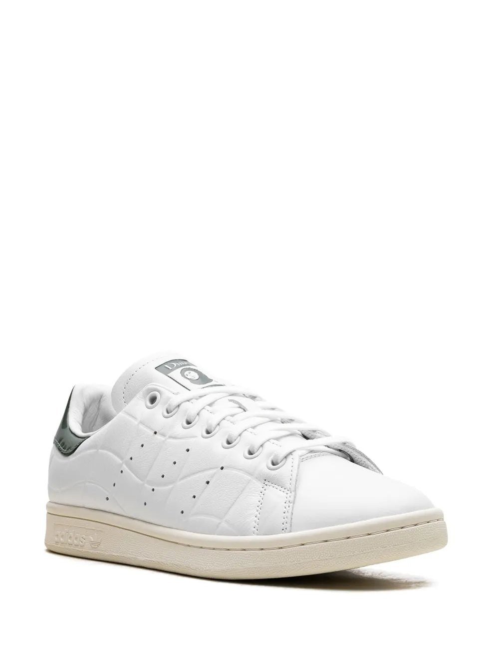 adidas Stan Smith Dime White Green Sneakers — White/Green — Size US M 8 - US W 9.5 — Side View