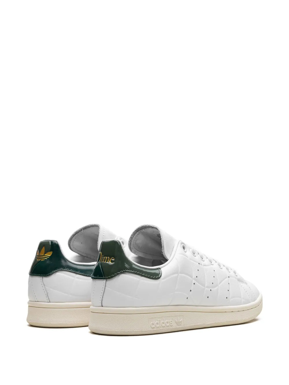 adidas Stan Smith Dime White Green Sneakers — White/Green — Size US M 8 - US W 9.5 — Back View