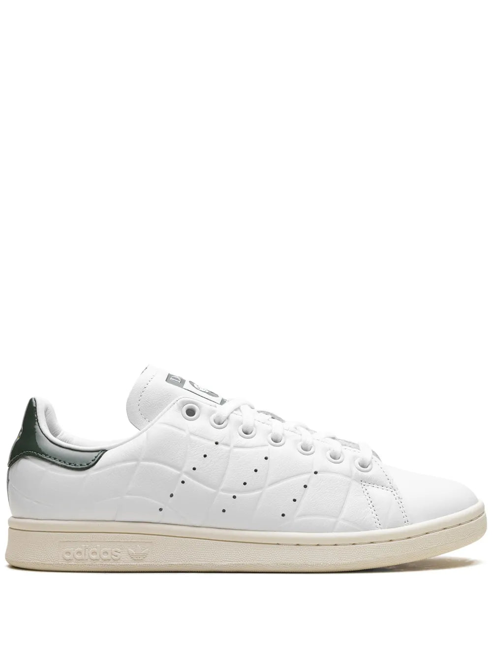 adidas Stan Smith Dime White Green Sneakers — White/Green — Size US M 8 - US W 9.5 — Front View