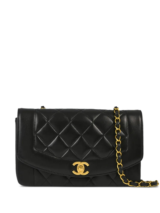 Chanel Pre Owned 1995 Small Diana Shoulder Bag — Same as shown — Size One Size — Front View