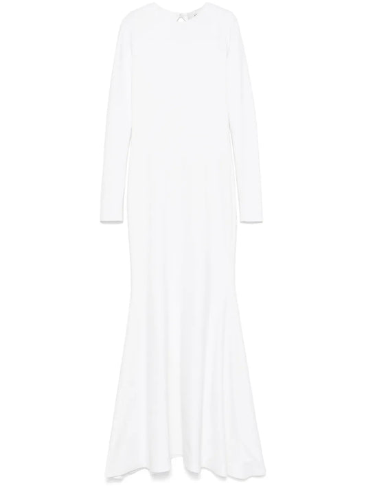 Atu Body Couture Jersey Maxi Dress — White — Size XS — Front View