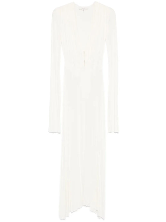 Manuri Suki Dress — White/ Red — Size XS — Front View