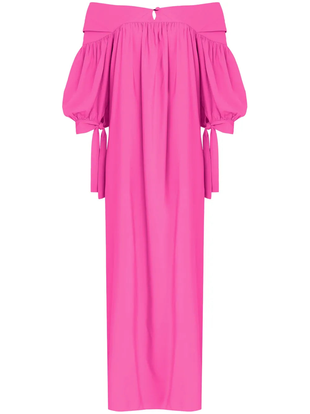 Amir Slama X Jade Picon Off Shoulder Maxi Dress — Pink — Size XS — Front View