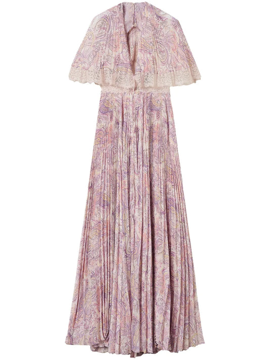 Twinset Fully Pleated Dress — Pink — Size XS — Front View