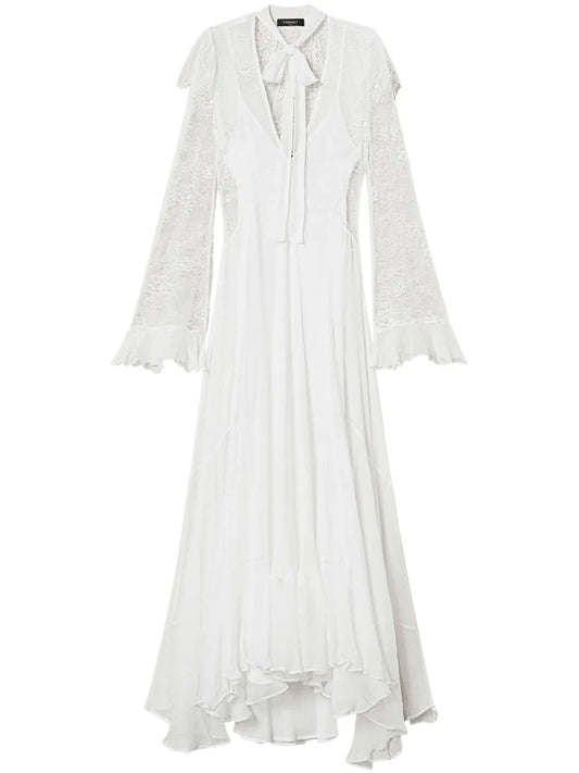 Twinset Milano Dress — White/ Red — Size XS — Front View
