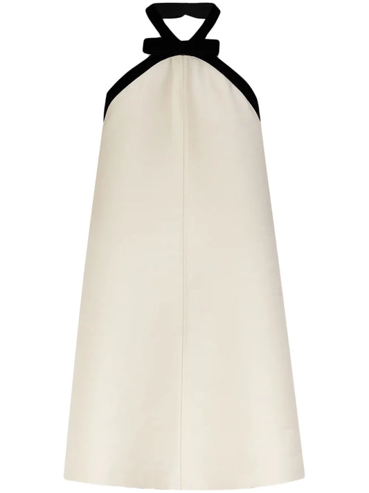 Tom Ford Silk Mini Dress — White — Size XS — Front View