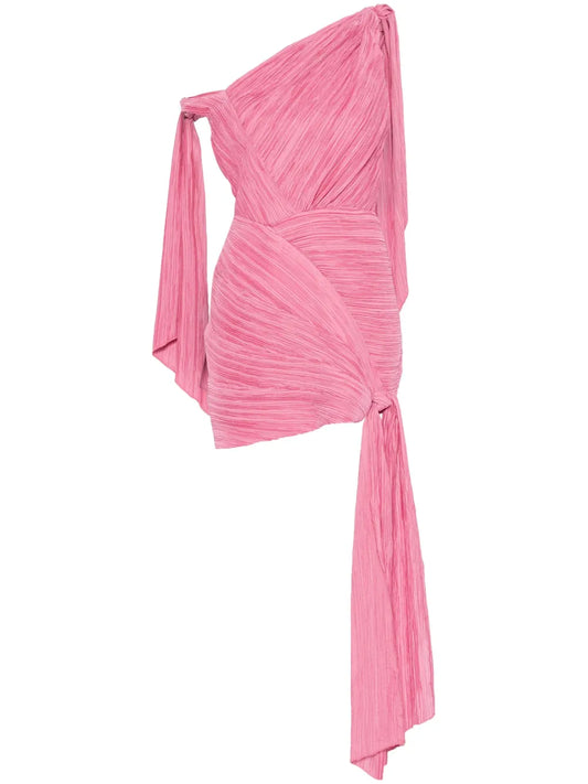 Cult Gaia Wonder Midi Dress — Pink — Size XS — Front View