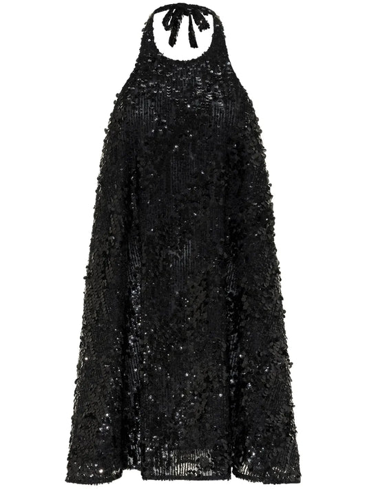 Azeeza Winston Minidress — Black — Size XS — Front View