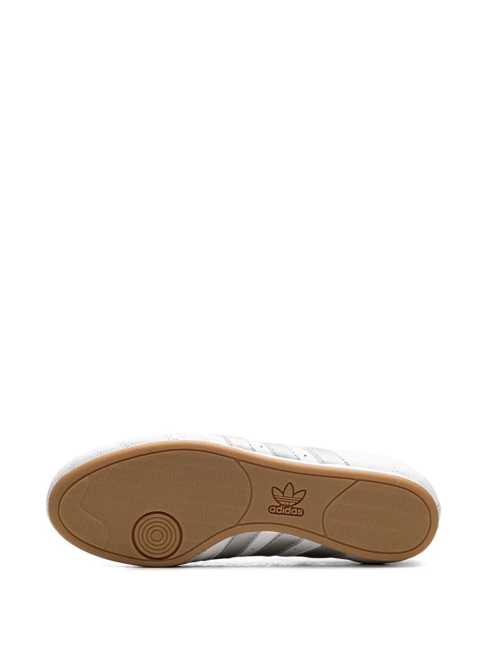 adidas Taekwondo Cloud White/Silver Metallic/Gum Sneakers — White — Size US M 9.5 - US W 11 — Top View