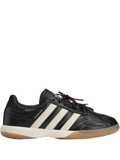 adidas X Naked X Maha Samba Millenium Black Sneakers — Black — Size US M 6 - US W 7.5 — Front View