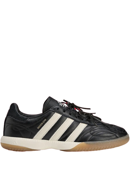 adidas X Naked X Maha Samba Millenium Black Sneakers — Black — Size US M 6 - US W 7.5 — Front View