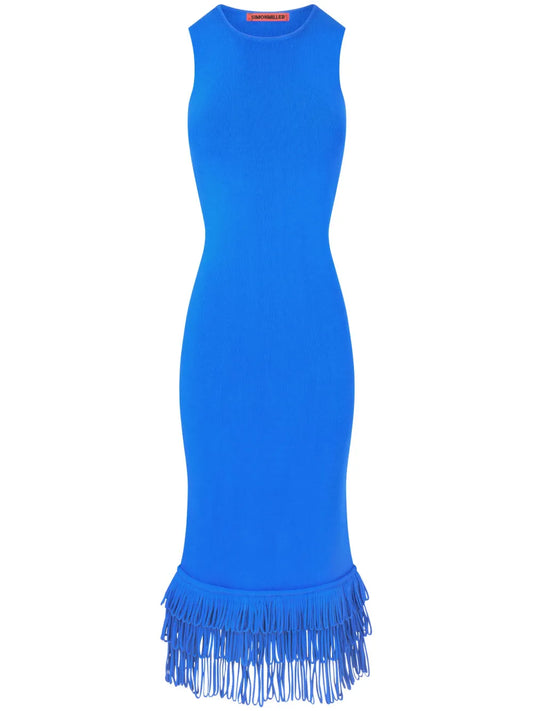 Simon Miller Albers Dress — Blue — Size S — Front View