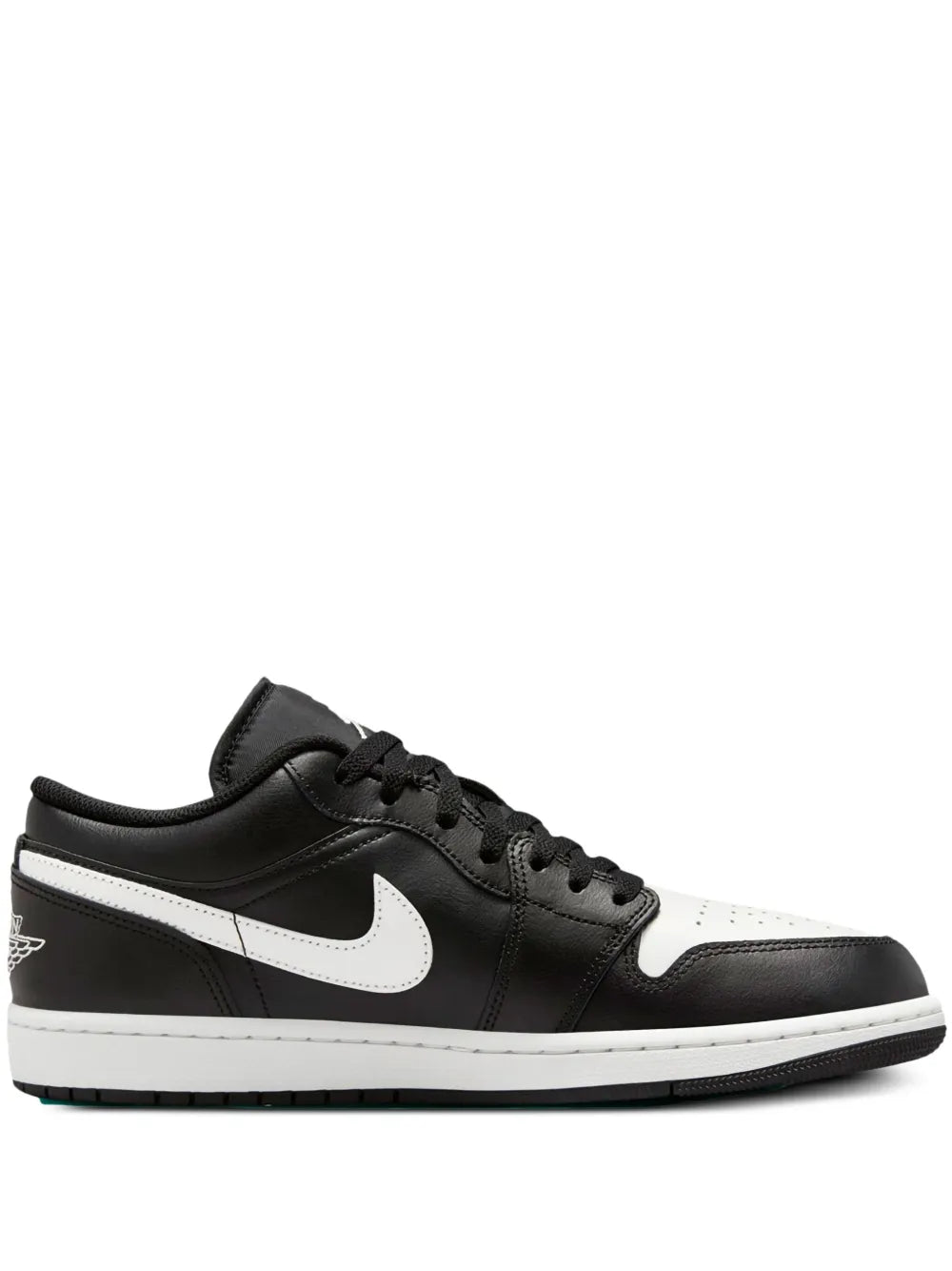 Air Jordan 1 Low Orca - Black/White Sneakers — Black — Size US M 10.5 - US W 12 — Front View