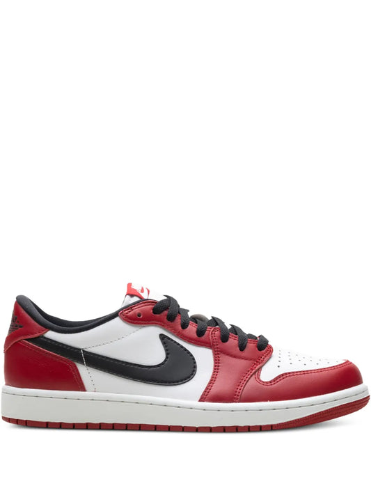 Air Jordan 1 Low Og Sneakers — Red — Size US M 10.5 - US W 12 — Front View