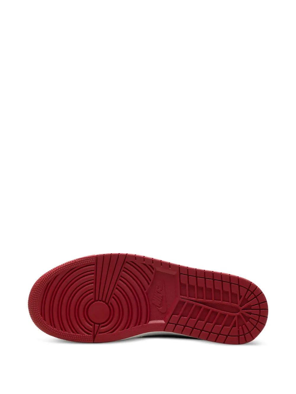 Air Jordan 1 Low Og Sneakers — Red — Size US M 10.5 - US W 12 — Detail View