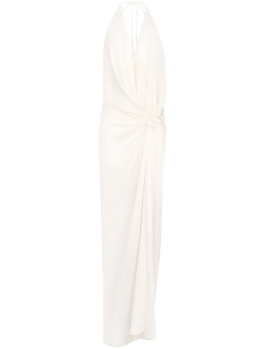 Silvia Tcherassi Torgiano Maxi Dress — White — Size XS — Front View