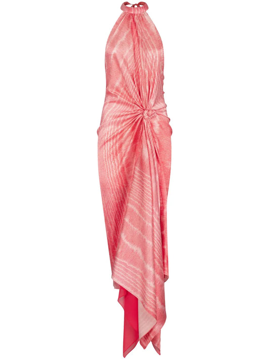 Silvia Tcherassi Theodora Maxi Dress — Pink — Size XS — Front View