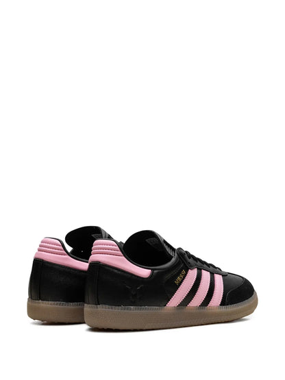 adidas X Lionel Messi Samba Core Black/Gold Metallic/Gum Sneakers — Black — Size US M 6 - US W 7.5 — Back View