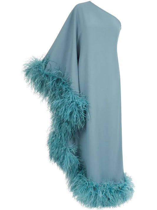 Taller Marmo Ubud Dress — Blue — Size XS — Front View