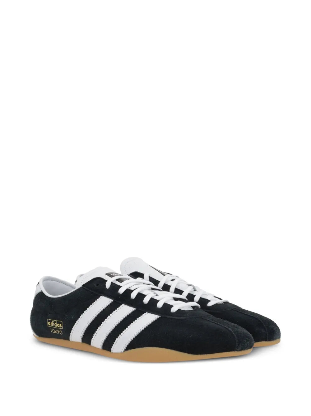 adidas Tokyo Trainers — Black — Size US M 5 - US W 6.5 — Side View