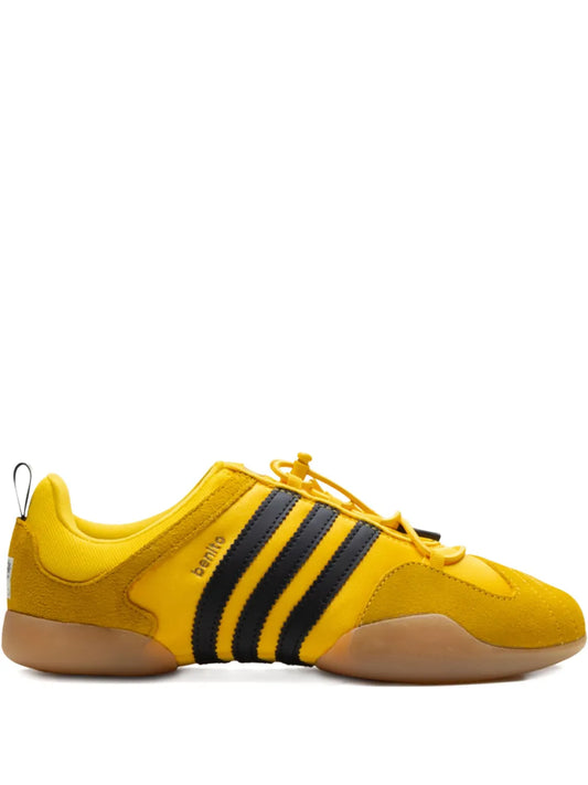 adidas X Bad Bunny Ballerina Bold Gold Sneakers — Banana Yellow — Size US M 8 - US W 9.5 — Front View