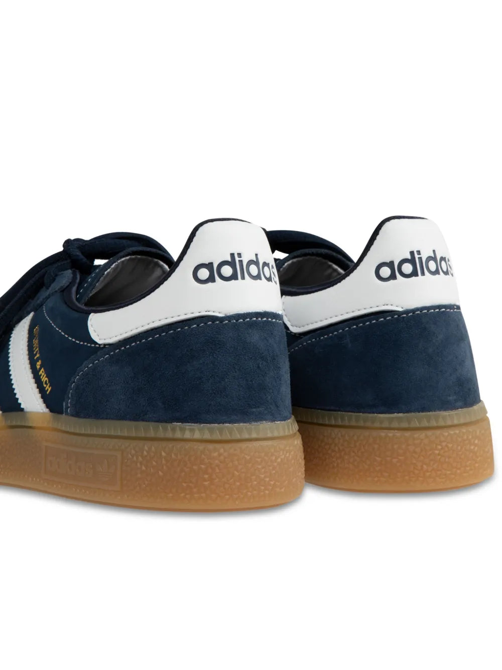 adidas X Sporty & Rich Handball Spezial Suede Sneakers — Navy Blue — Size US M 9 - US W 10.5 — Top View