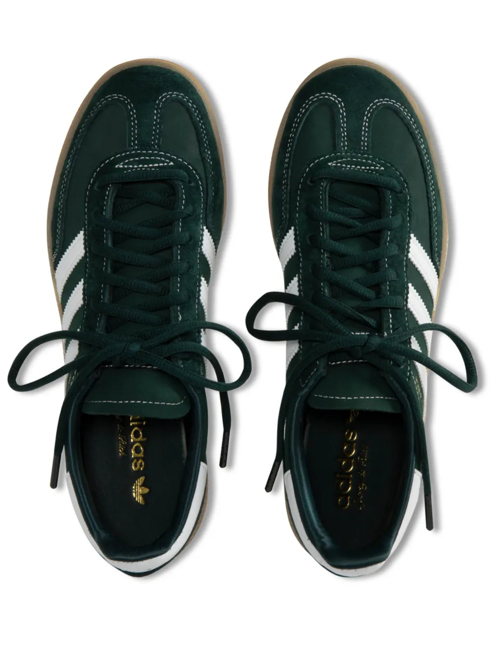 adidas X Sporty & Rich Handball Spezial Suede Sneakers — Dark Green — Size US M 9 - US W 10.5 — Back View