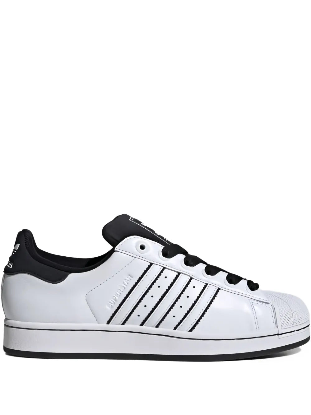 adidas Superstar Ii Cloud White/Cloud White/Core Black Sneakers — White — Size US M 4 - US W 5.5 — Front View
