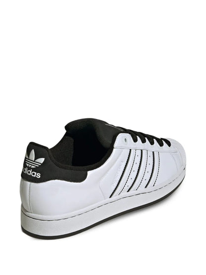 adidas Superstar Ii Cloud White/Cloud White/Core Black Sneakers — White — Size US M 4 - US W 5.5 — Back View