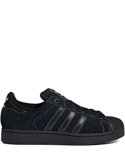 adidas Superstar Ii Core Black Sneakers — Black — Size US M 4 - US W 5.5 — Front View