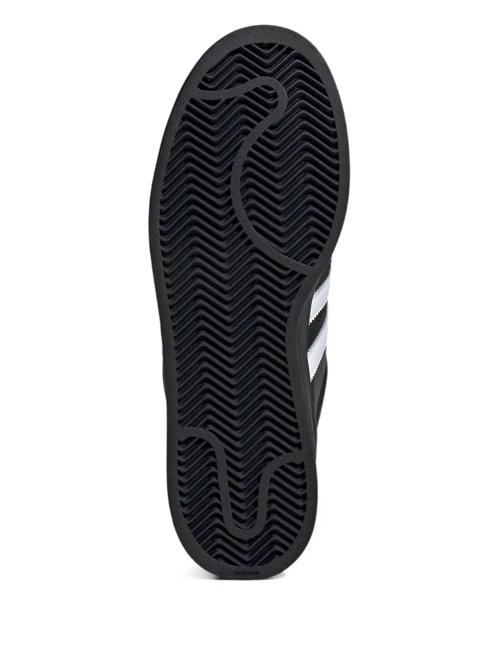 adidas Superstar Ii Core Black/White/Core Black Sneakers — Black — Size US M 4 - US W 5.5 — Lifestyle View