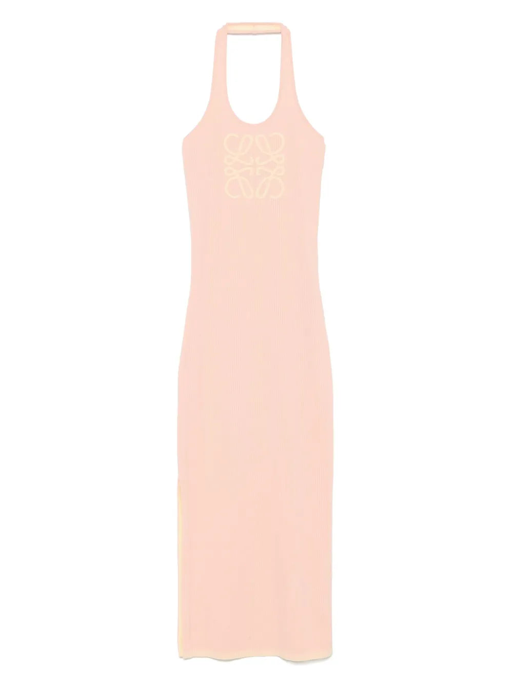 Loewe Anagram Motif Maxi Dress — Pink — Size XS — Front View
