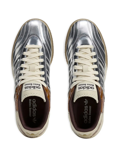 adidas X Wales Bonner Samba Mn Sneakers — Silver-Tone — Size US M 9 - US W 10.5 — Back View