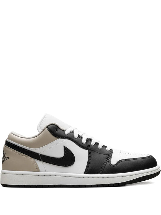 Air Jordan 1 Low Summit White/Rattan Sneakers — Black — Size US M 10.5 - US W 12 — Front View