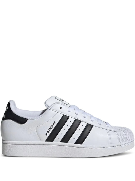 adidas Superstar Ii White/Black Sneakers — White — Size US M 8.5 - US W 10 — Front View